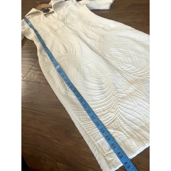 VINTAGE Class ROBERTO CAVALLI 70s Miami Dress Size 10-12?  Stretchy Sheath - Picture 7 of 11